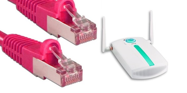 Installation adaptées réseau filaire et WIFI